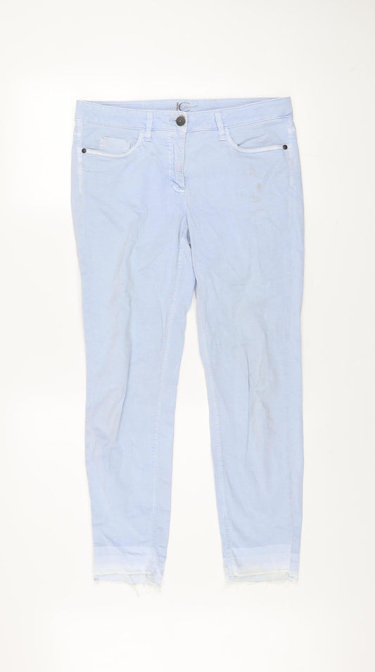 Womens UK Size 12 LUISA CERANO Slim Fit Skinny Blue Jeans