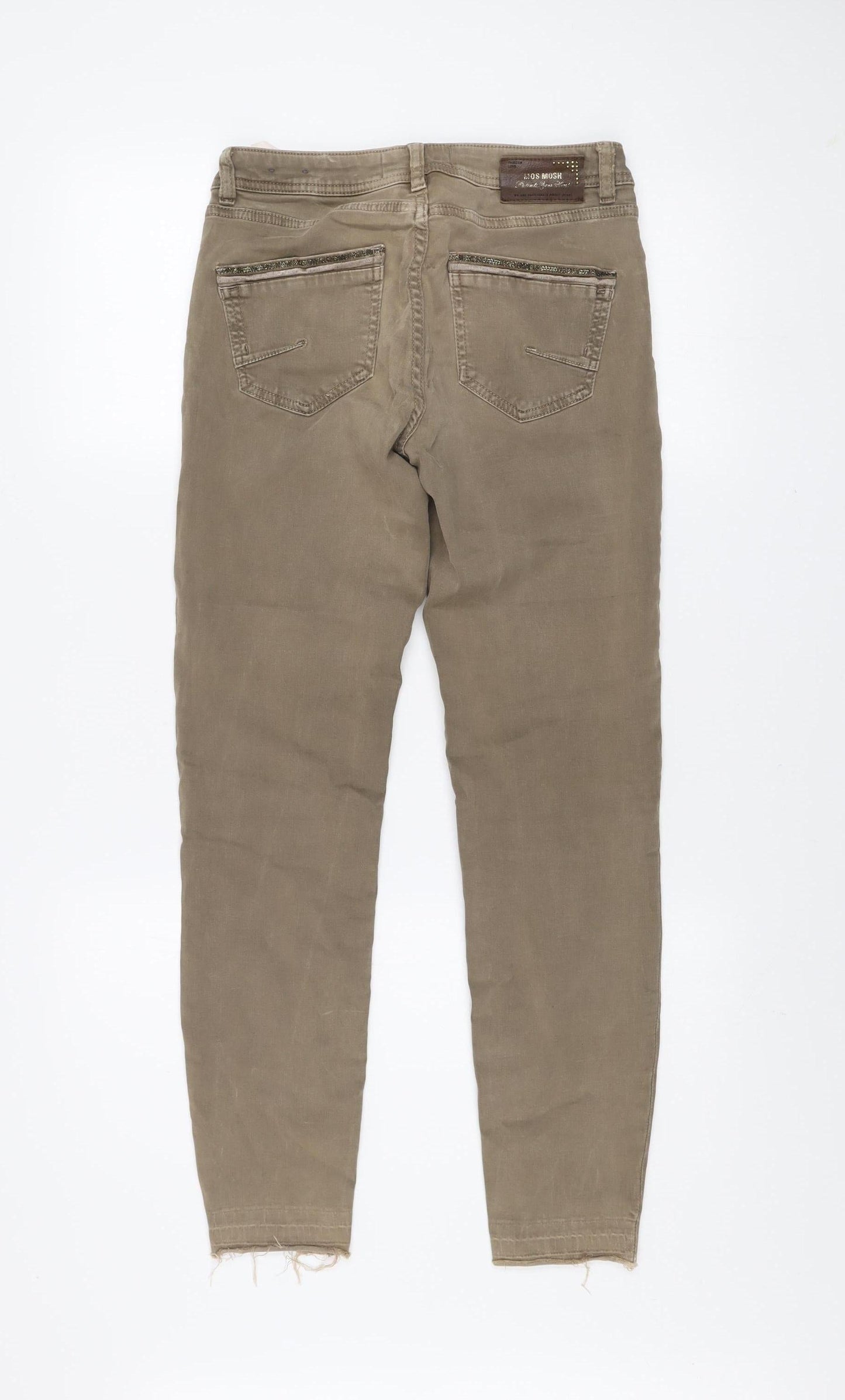 Womens UK Size 24 mos mosh Slim Fit Skinny Beige Jeans