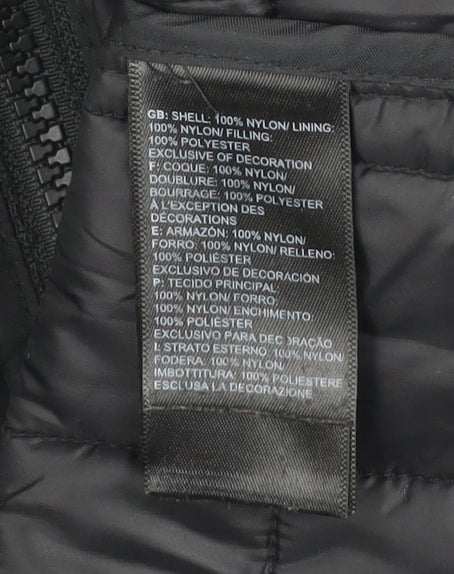 Womens UK Size XS The North Face Black Puffer Jacket