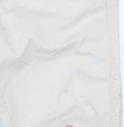 Womens UK Size 12 Part Two Regular Fit Cargo Beige Trousers