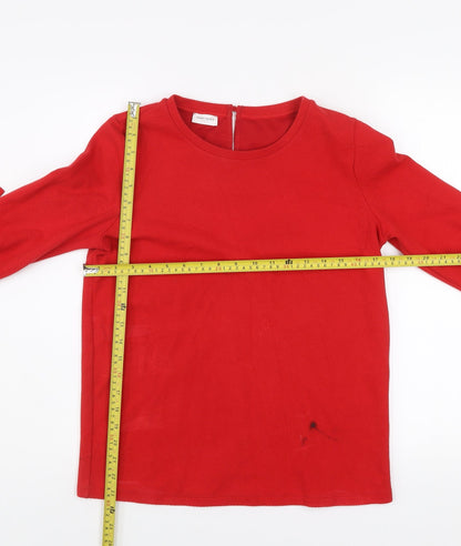 Gerry Weber Women’s Red Bow Sleeve 3/4 Blouse Size 8