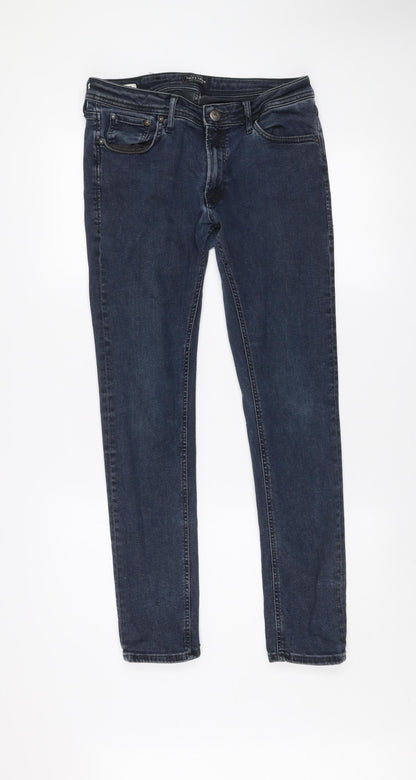 Jack & Jones Men's Blue Skinny Fit Jeans Size 32x30 Denim
