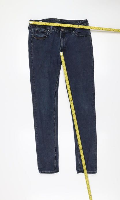 Jack & Jones Men's Blue Skinny Fit Jeans Size 32x30 Denim