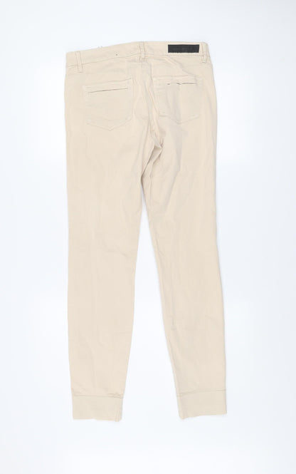 Womens UK Size 10 LUISA CERANO Slim Fit Chino Beige Trousers