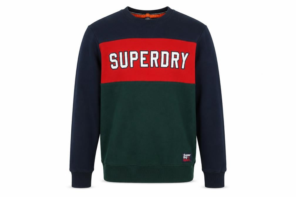 Mens UK Size S Superdry Multicoloured Pullover Sweatshirt