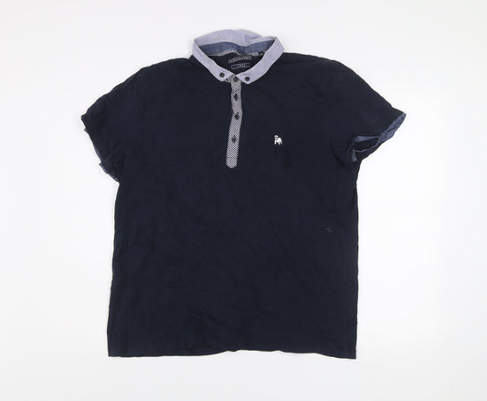 Mens UK Size XL The Spitalfields Shirt Co 100% Cotton Polo Shirt