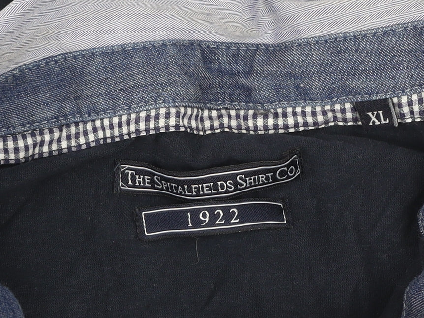 Mens UK Size XL The Spitalfields Shirt Co 100% Cotton Polo Shirt