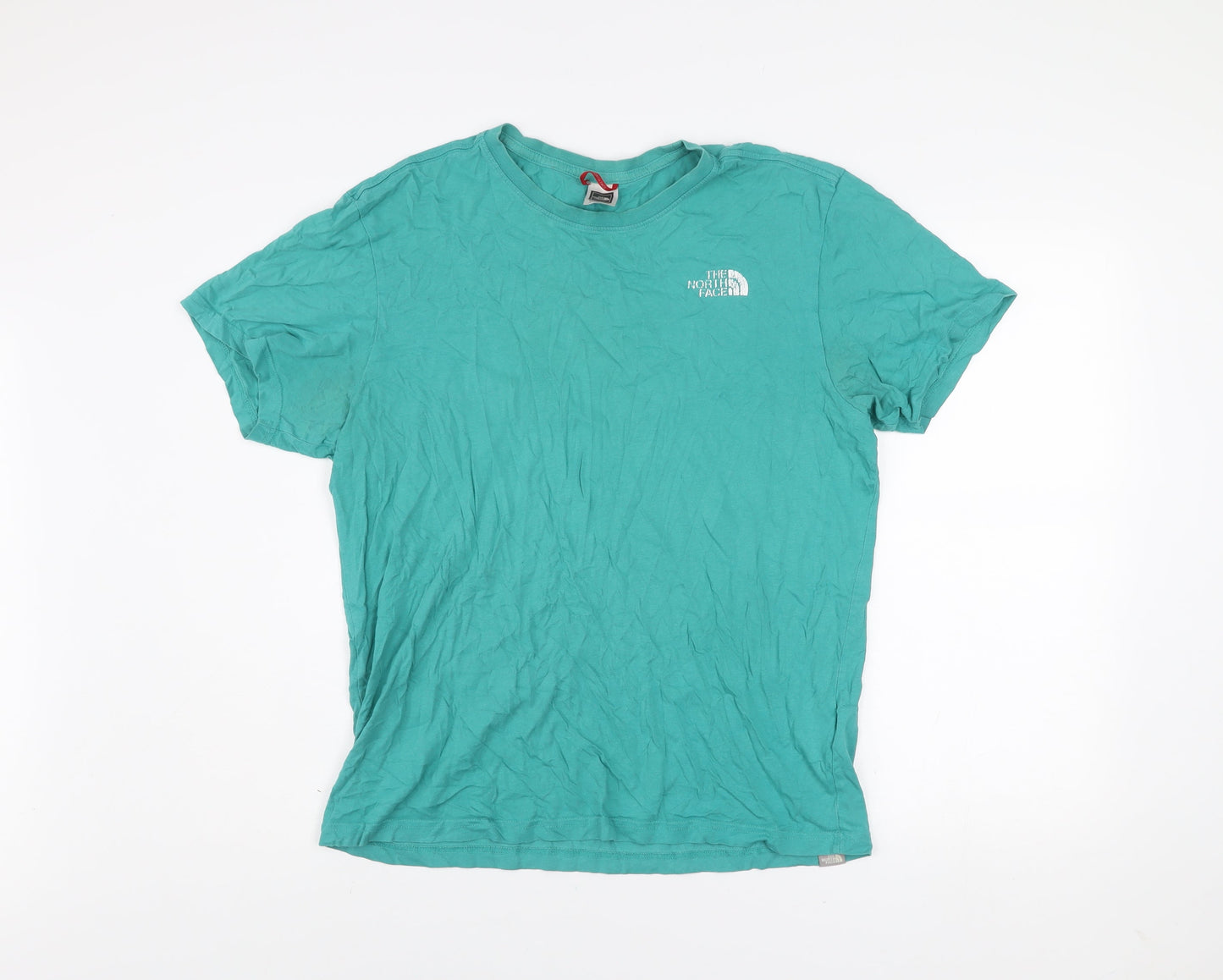 The North Face Men's Green Cotton Graphic Logo T-Shirt Size L