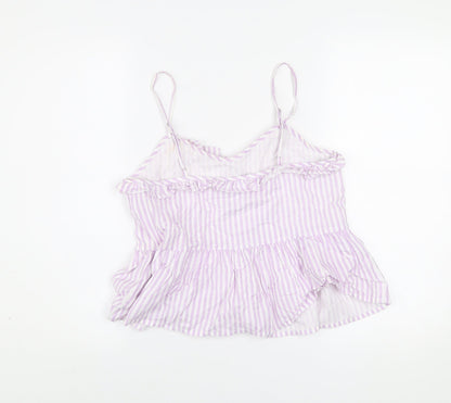 Womens UK Size S Pieces Purple Camisole Tank