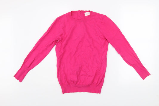 Womens UK Size XS Savida Pink Pullover Jumper