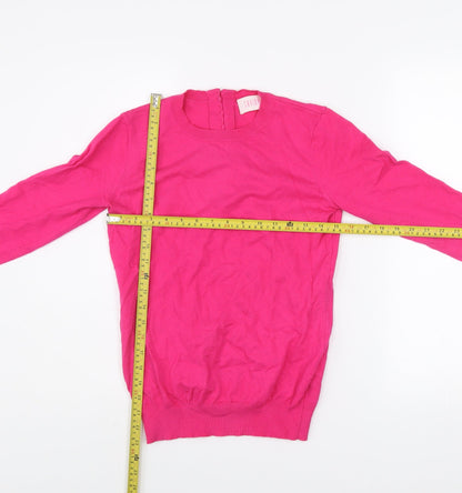 Womens UK Size XS Savida Pink Pullover Jumper