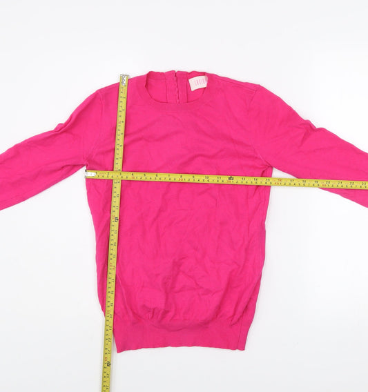 Womens UK Size XS Savida Pink Pullover Jumper