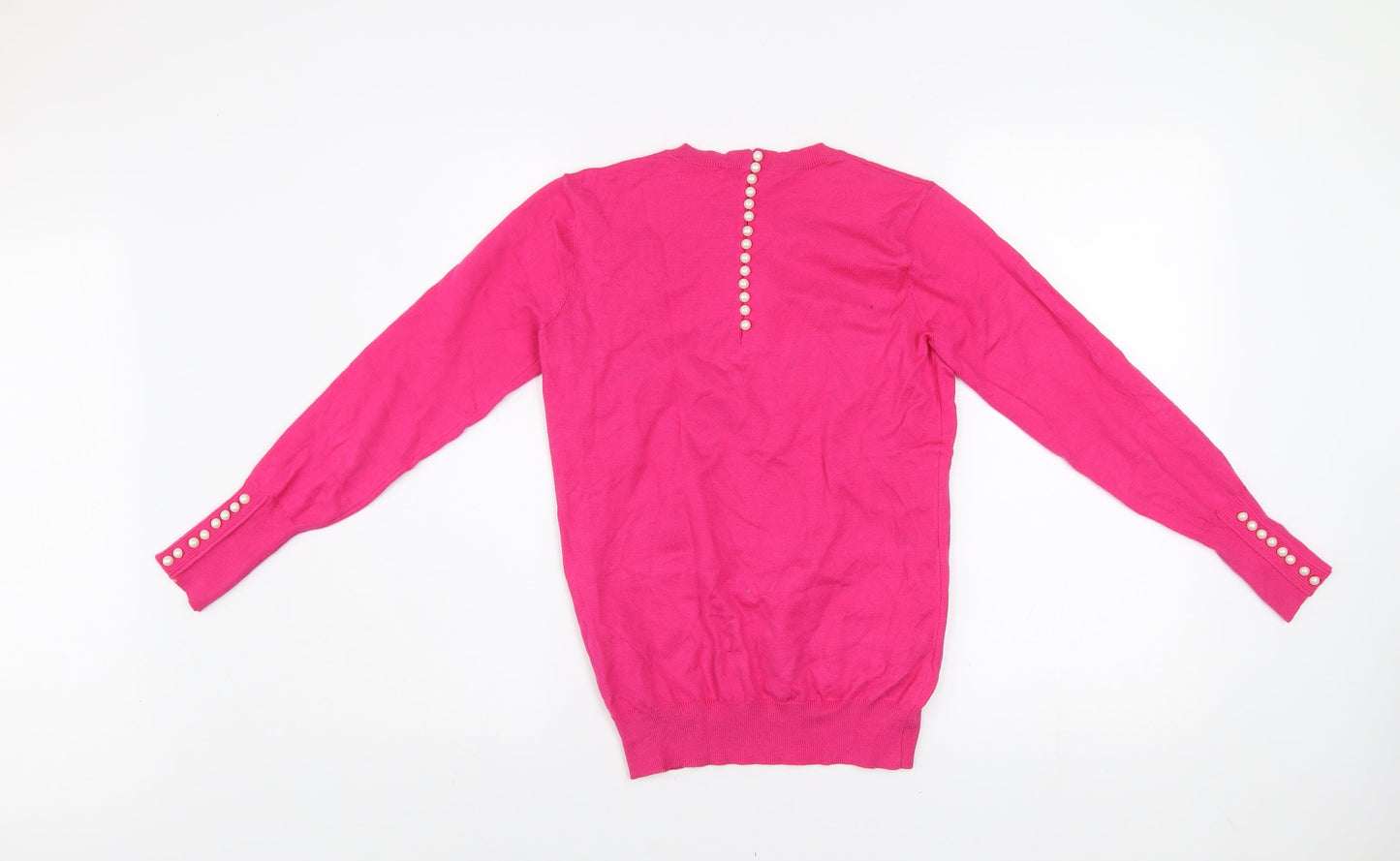 Womens UK Size XS Savida Pink Pullover Jumper