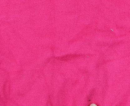 Womens UK Size XS Savida Pink Pullover Jumper