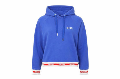 Womens UK Size XS Diesel Blue Pullover Hoodie
