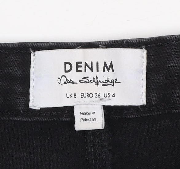 Miss Selfridge Women’s Black Skinny Stretch Jeans UK 8