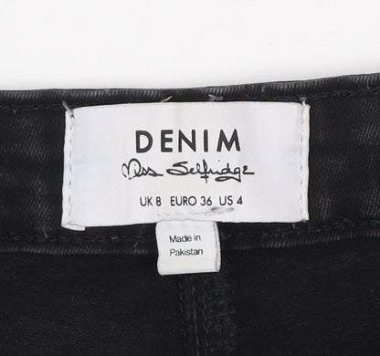 Miss Selfridge Women’s Black Skinny Stretch Jeans UK 8