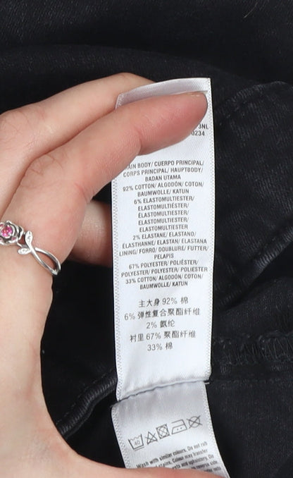 Miss Selfridge Women’s Black Skinny Stretch Jeans UK 8