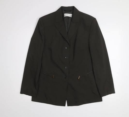 Womens UK Size 14 Marcona Black Basic Jacket