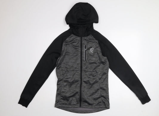 Mens UK Size XS Gym King Grey Gym & Training Running & Jogging Jacket