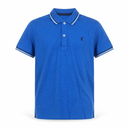 Boys UK Size 11-12 Years Blue Zoo Blue Basic Polo