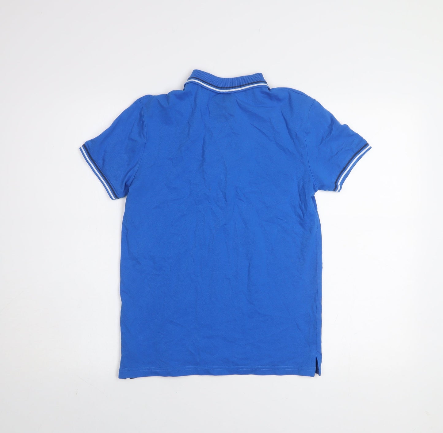 Boys UK Size 11-12 Years Blue Zoo Blue Basic Polo