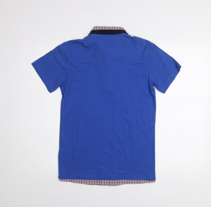 Boys UK Size 11-12 Years J Jeans Blue Basic Polo