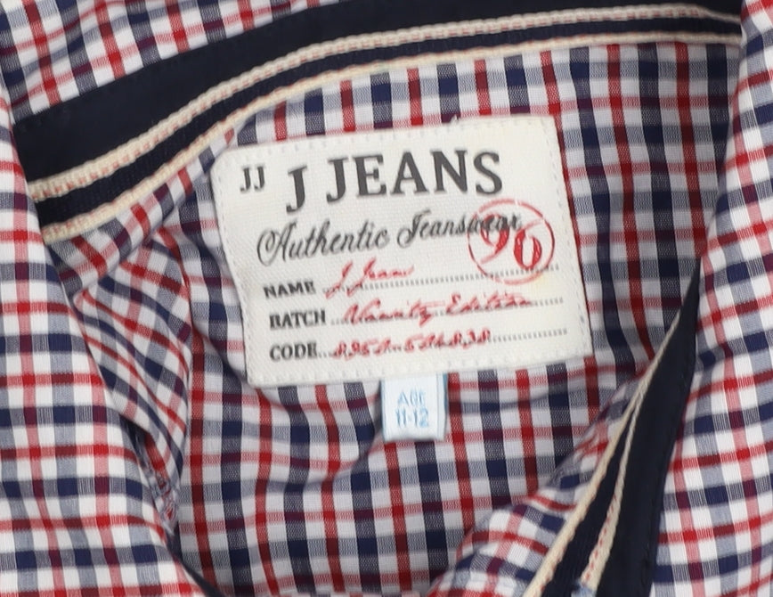 Boys UK Size 11-12 Years J Jeans Blue Basic Polo