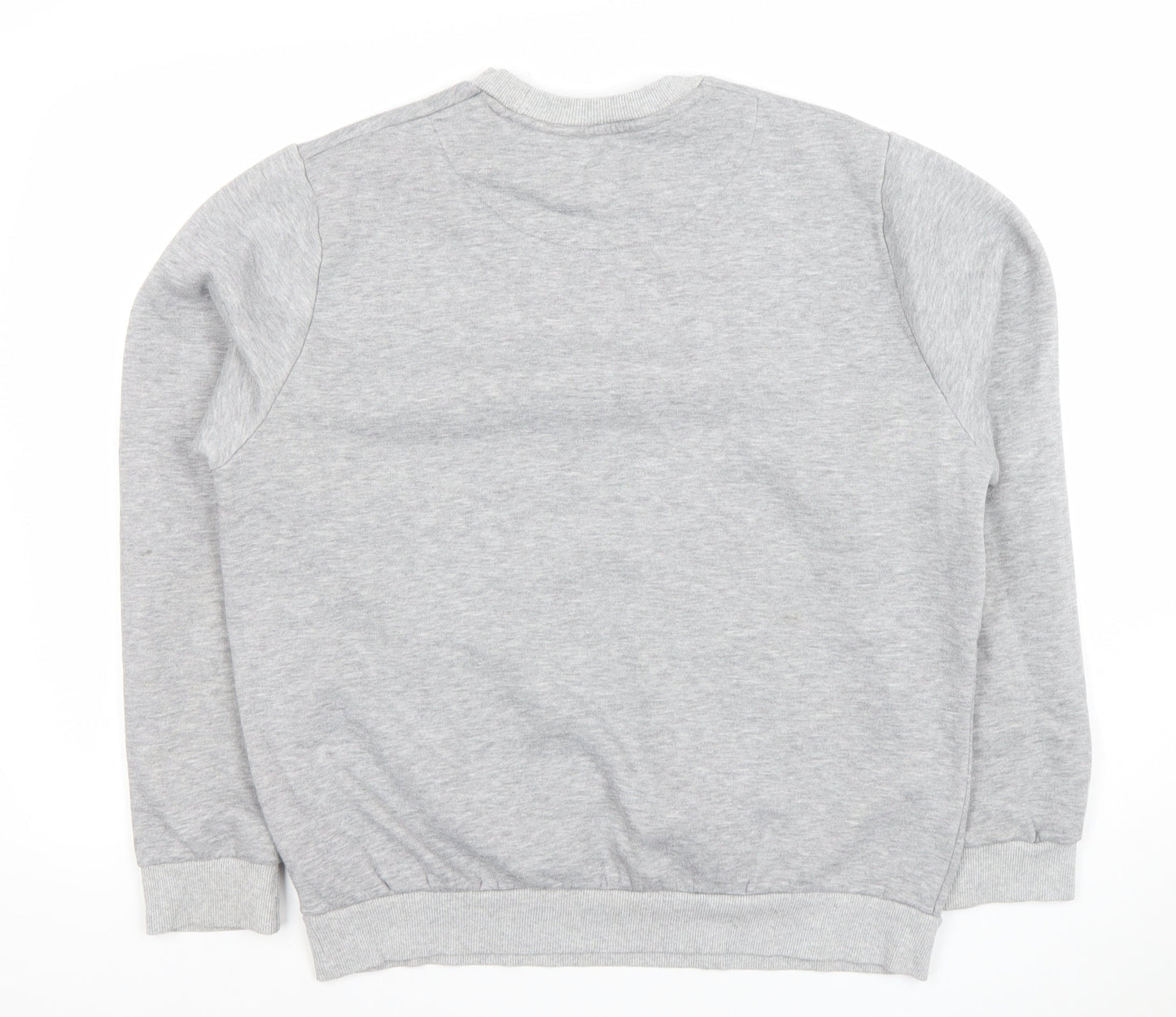 Mens UK Size M BoohooMAN Grey Pullover Sweatshirt