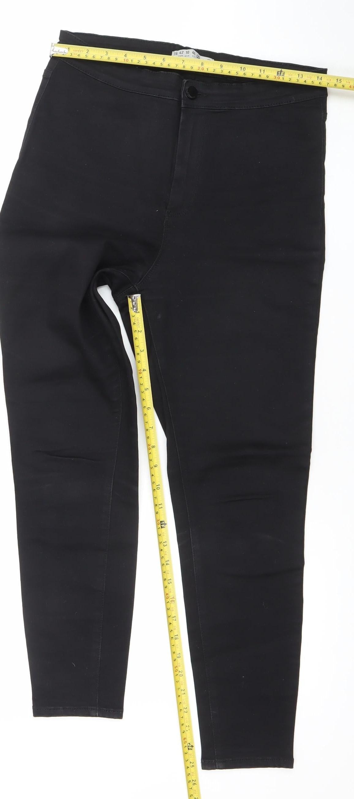 Denim Co Women’s Black Skinny Jeans Size 14