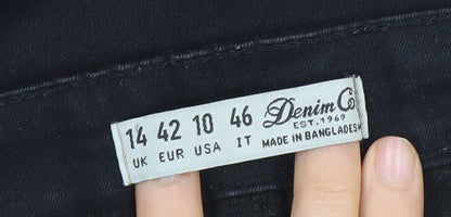 Denim Co Women’s Black Skinny Jeans Size 14