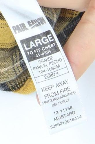 Mens UK Collar Size L Paul Calvin Smart Multicoloured  Dress Shirt