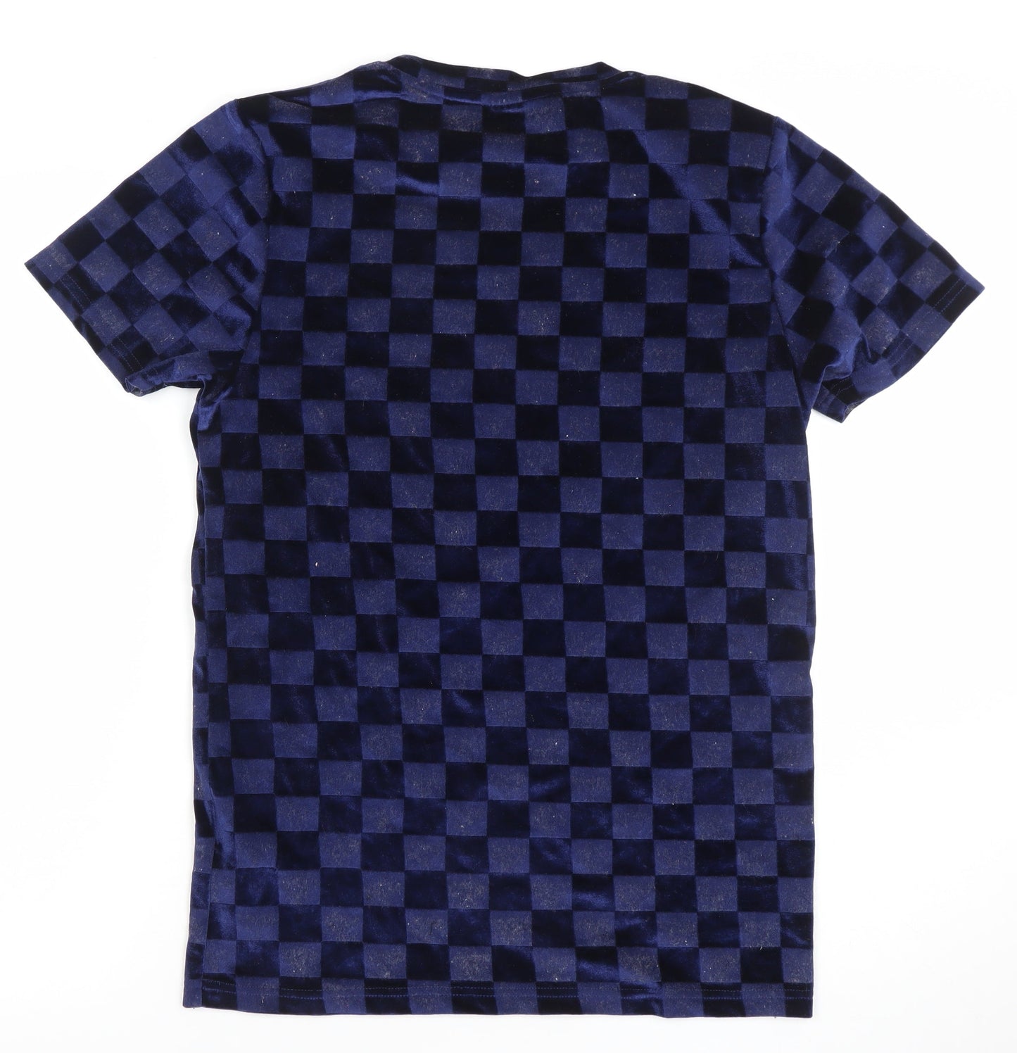 Mens UK Size S ICONO Blue  T-Shirt