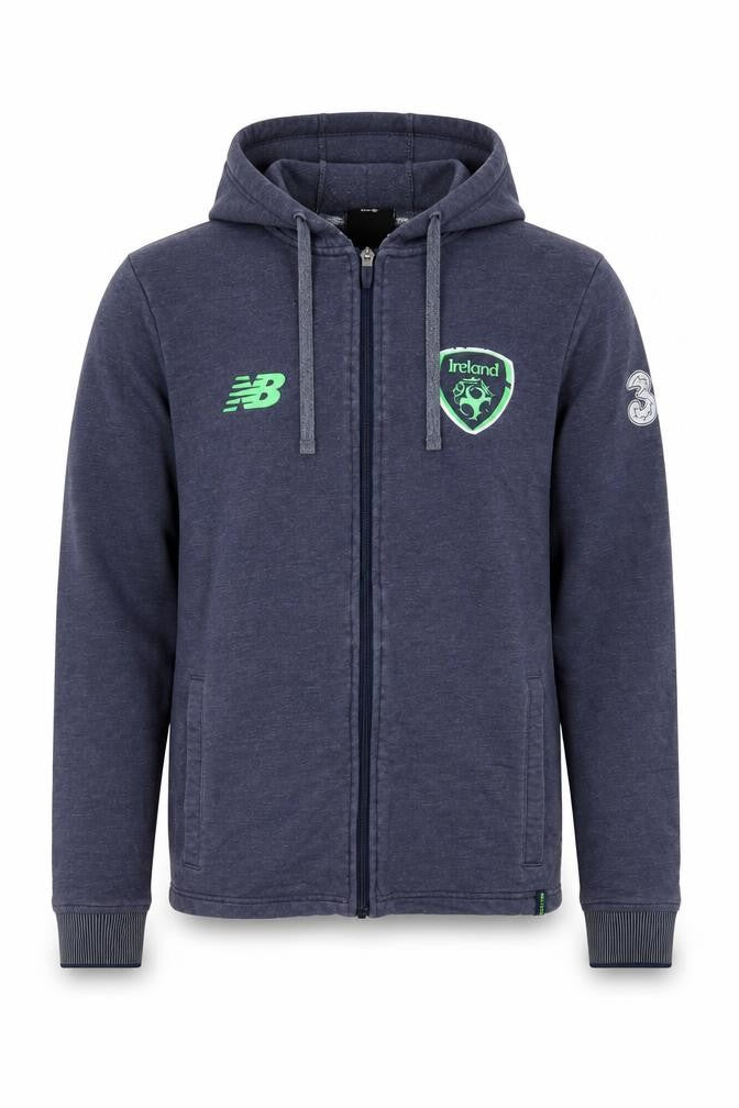 Mens UK Size S New Balance Blue Full Zip Hoodie