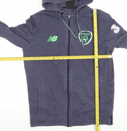 Mens UK Size S New Balance Blue Full Zip Hoodie