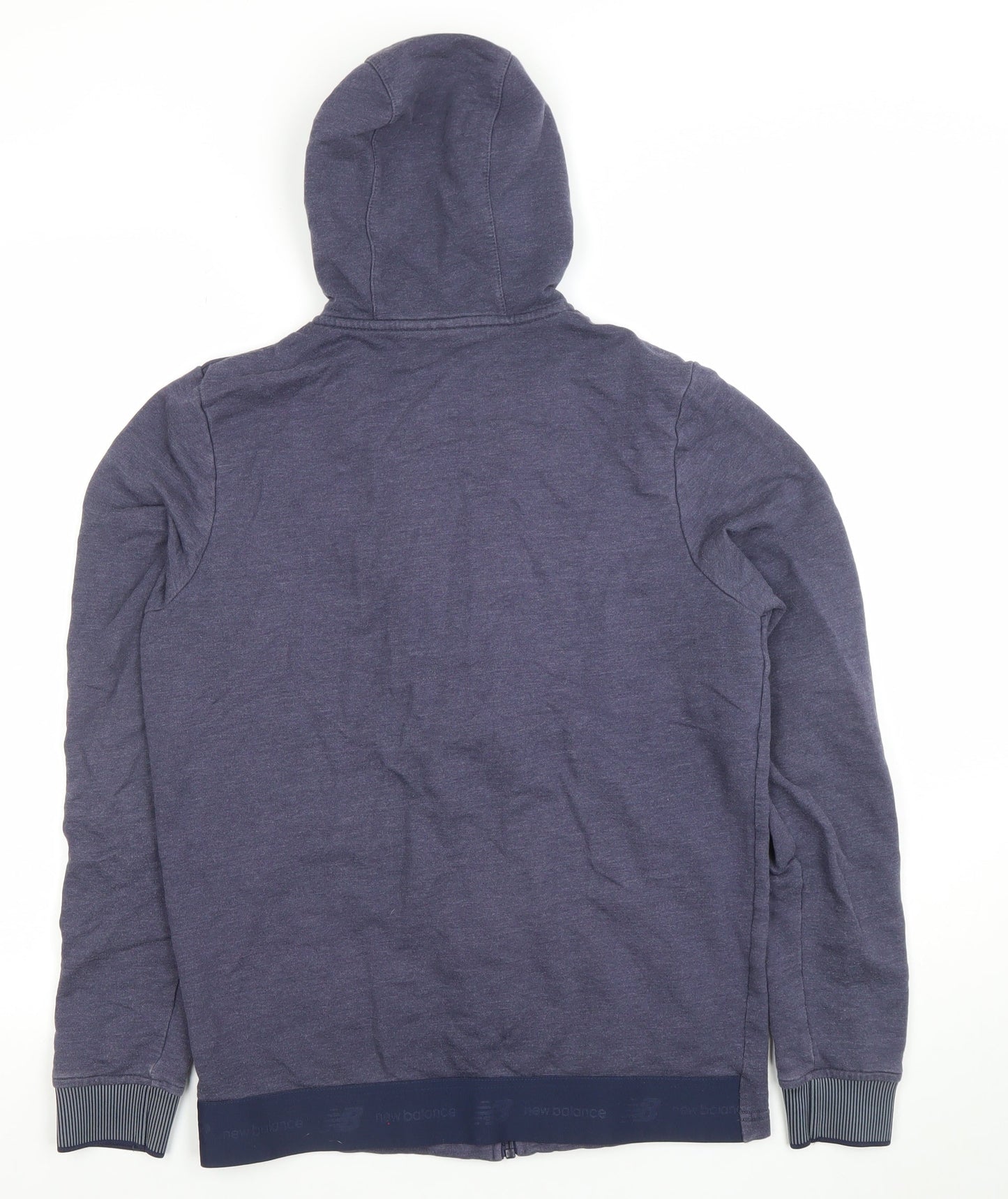 Mens UK Size S New Balance Blue Full Zip Hoodie
