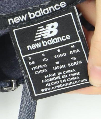 Mens UK Size S New Balance Blue Full Zip Hoodie