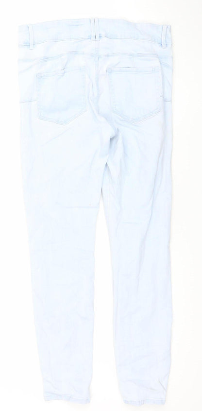 Next Women Light Blue Skinny High Rise Jeans Size 14 Regular