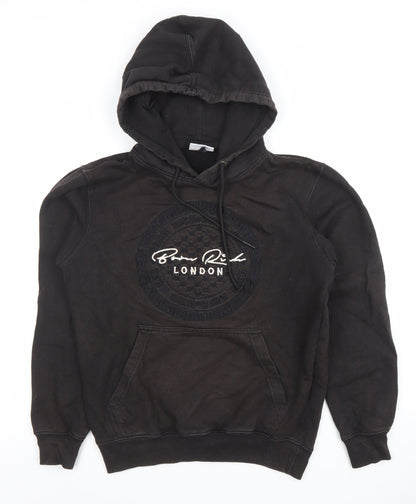 Womens UK Size S Born Rich Black Pullover Hoodie