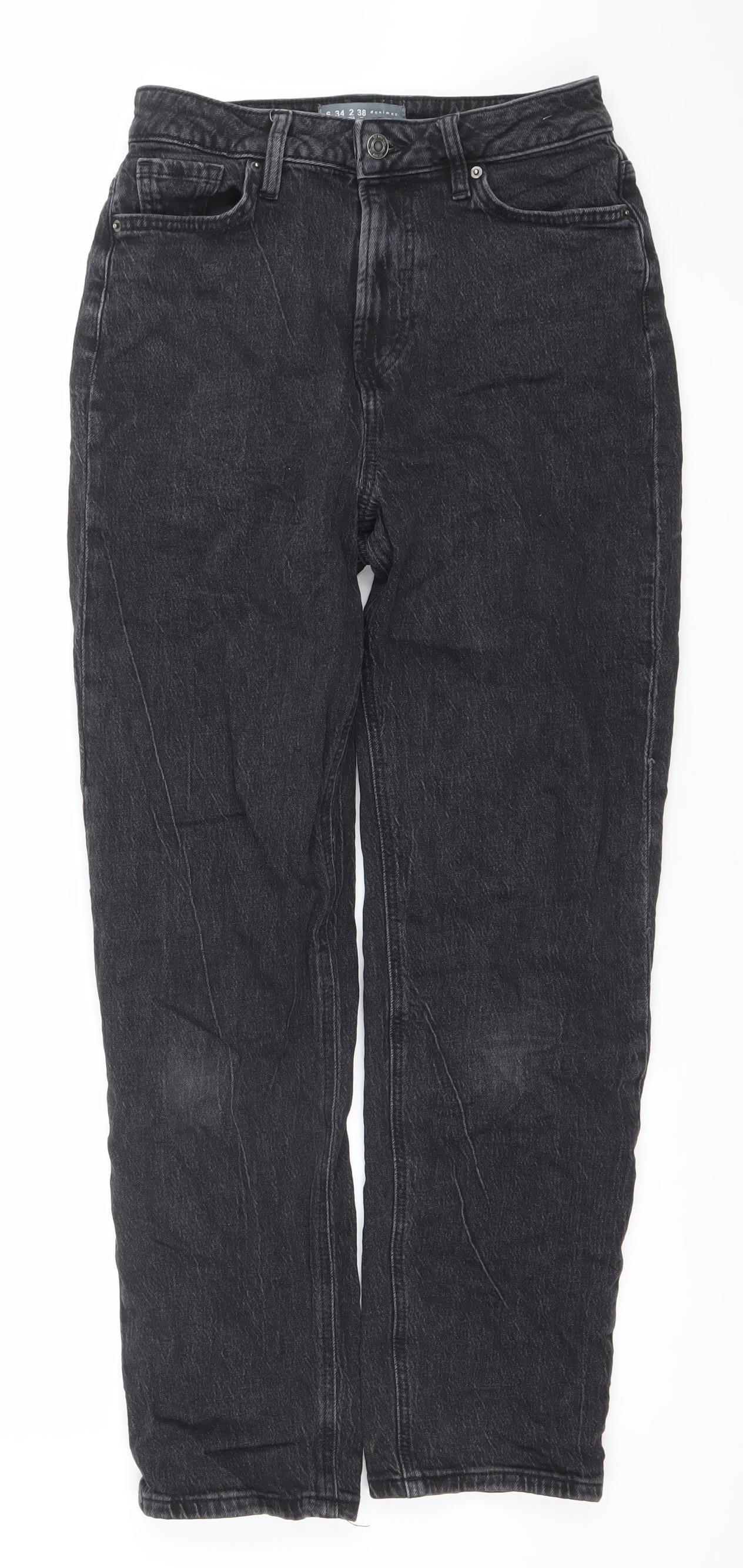 Womens UK Size 6 Primark Regular Fit Straight Black Jeans