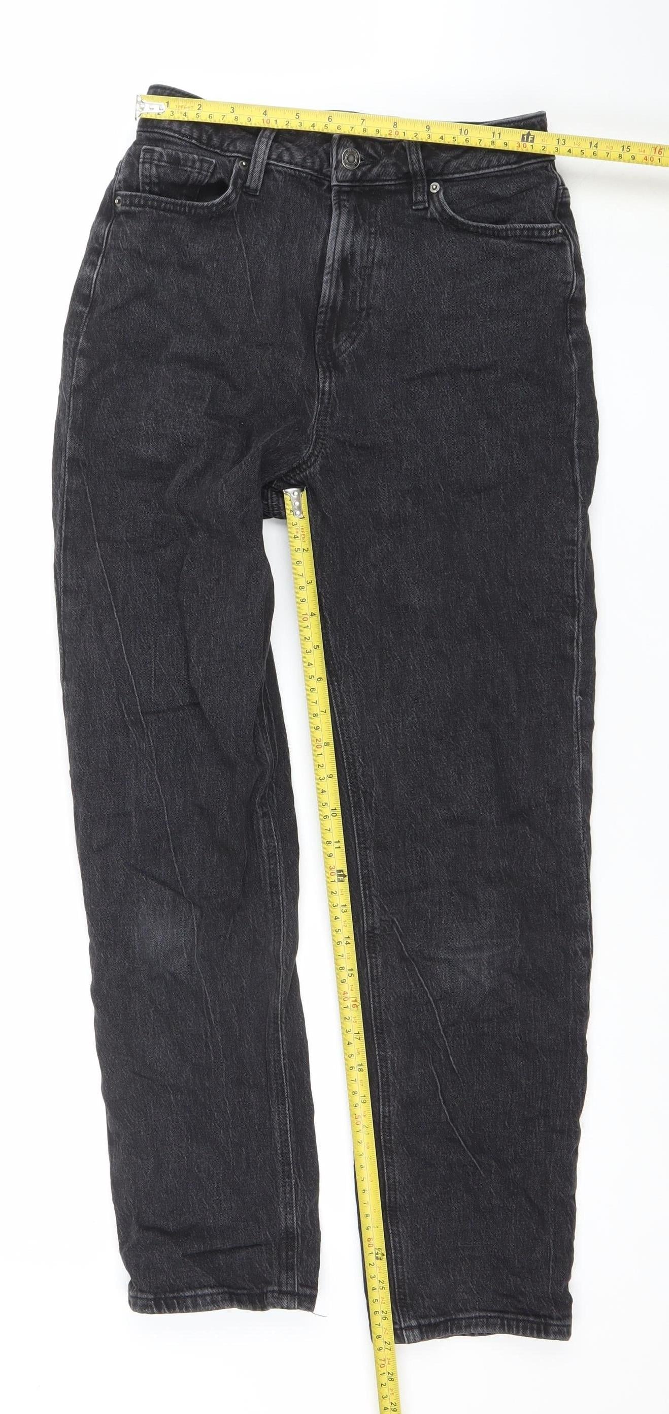 Womens UK Size 6 Primark Regular Fit Straight Black Jeans
