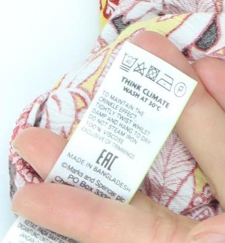 Marks and Spencer Womens Multicoloured Paisley Slip Dress Size 16