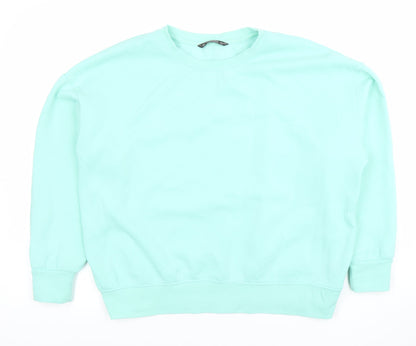 Dunnes Women’s Mint Green Crew Neck Sweatshirt Size M