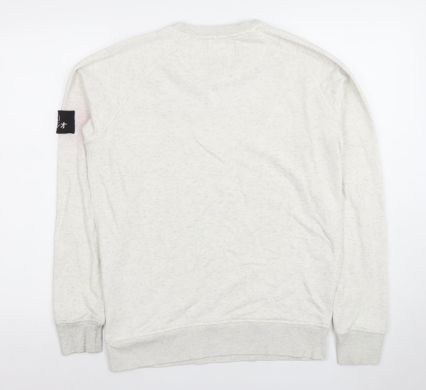 Mens UK Size M MKI MIYUKI ZOKU White Pullover Sweatshirt