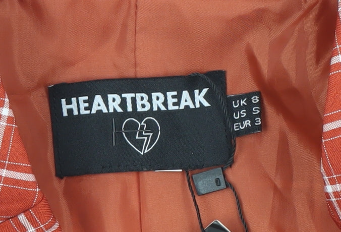 Womens UK Size 8 Heartbreak Red Basic Jacket