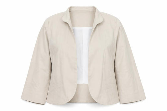Womens UK Size 12 Red Herring Regular Beige Blazer