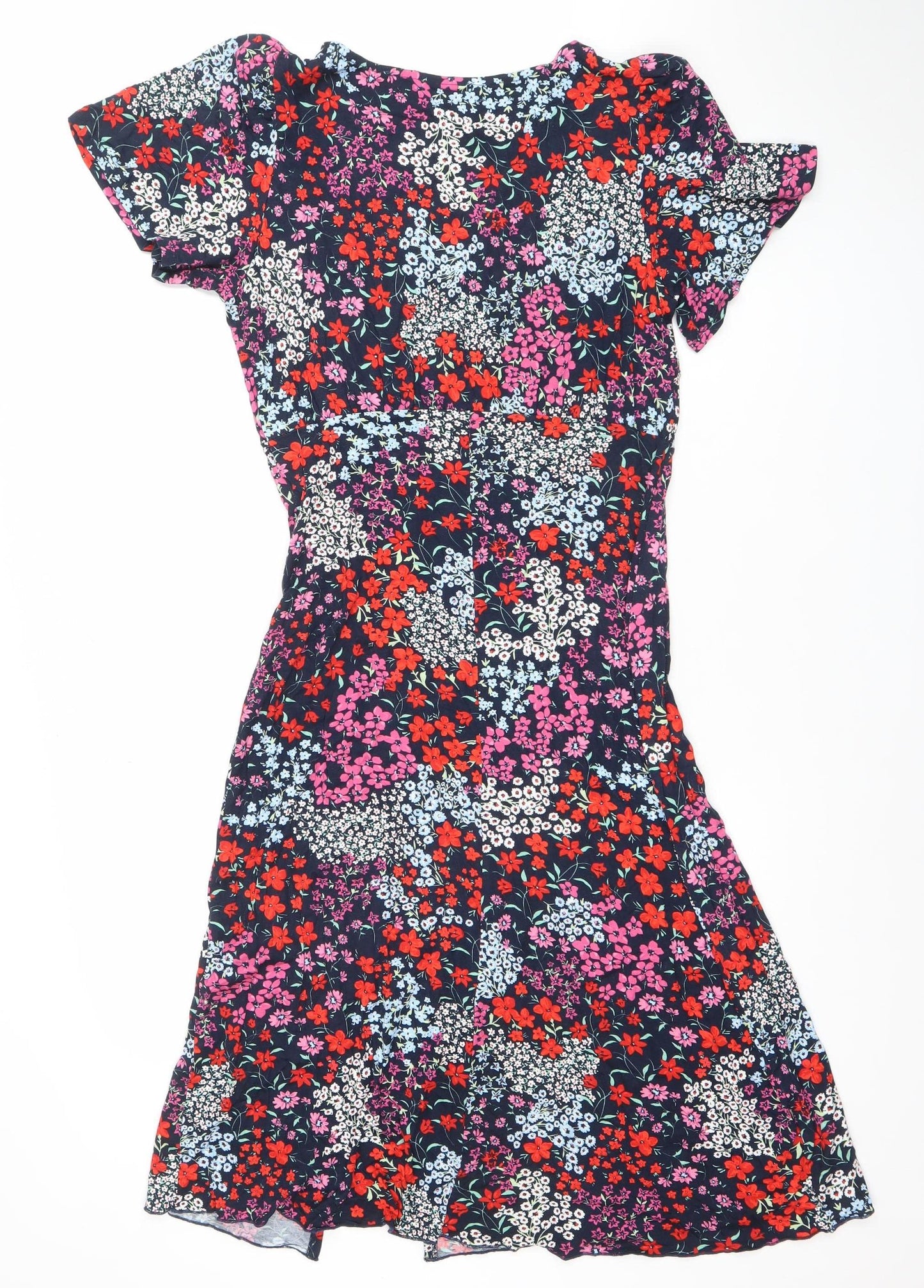 Dunnes Women’s Multicoloured Floral Midi Shift Dress Size 12