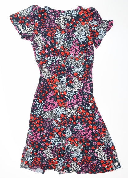 Dunnes Women’s Multicoloured Floral Midi Shift Dress Size 12