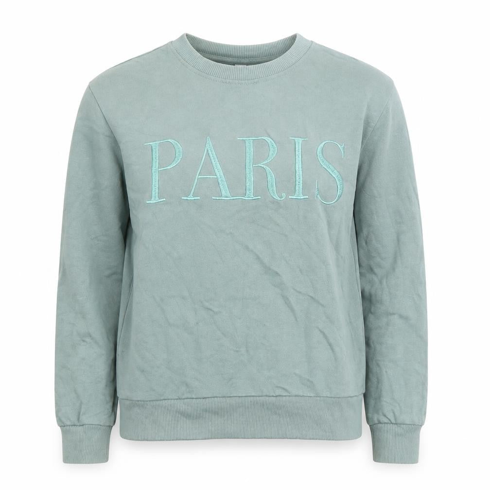 Womens UK Size XS JDY Green Pullover Sweatshirt
