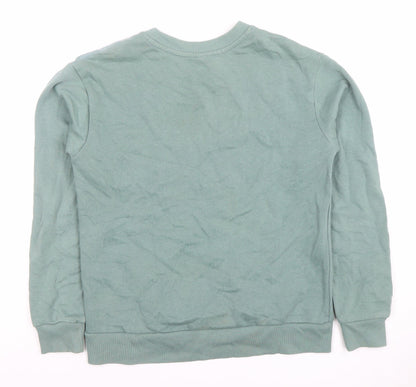 Womens UK Size XS JDY Green Pullover Sweatshirt